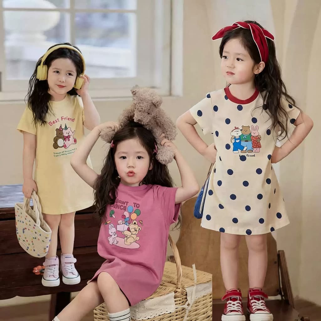 Vestidos elegantes para meninas