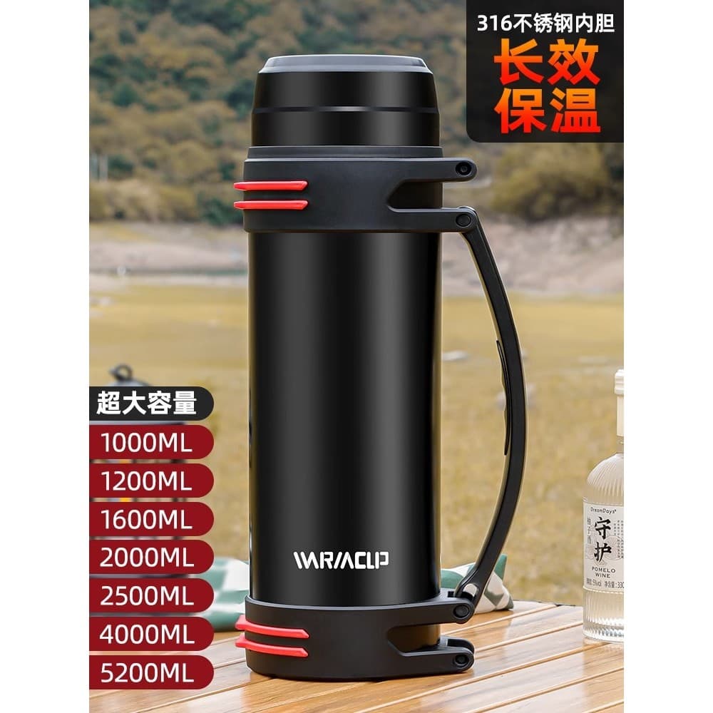 Garrafa térmica japonesa portátil ao ar livre copo térmico grande grande capacidade garrafa térmica doméstica copo de ág
