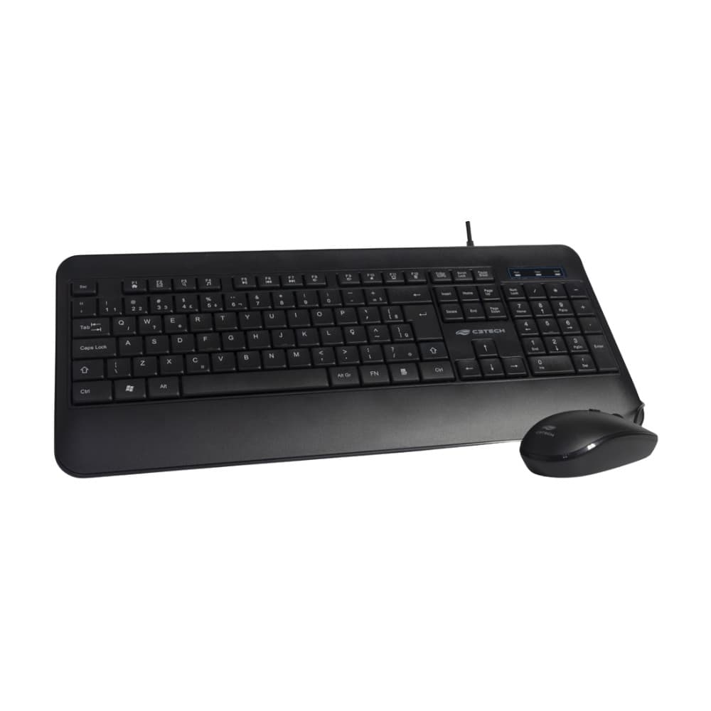 Kit Teclado E Mouse Usb C3tech Kt-200bk [F133]