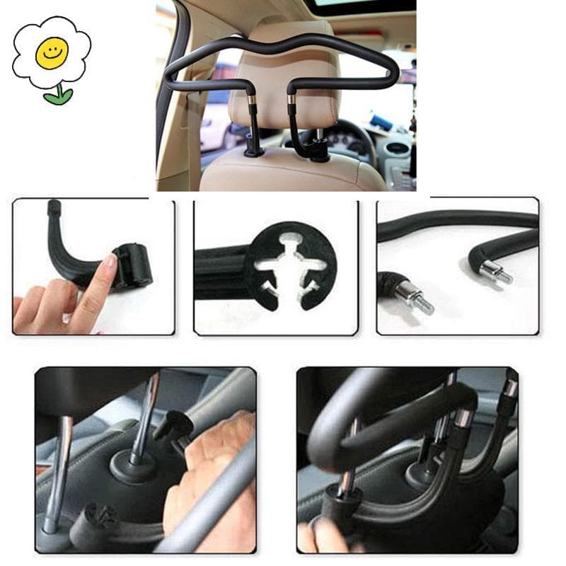 maoting } Cabides Universais Para Casacos De Carro , Assento Ba , Encosto De Cabeça , Cabide De Roupas , Jaets , Suporte