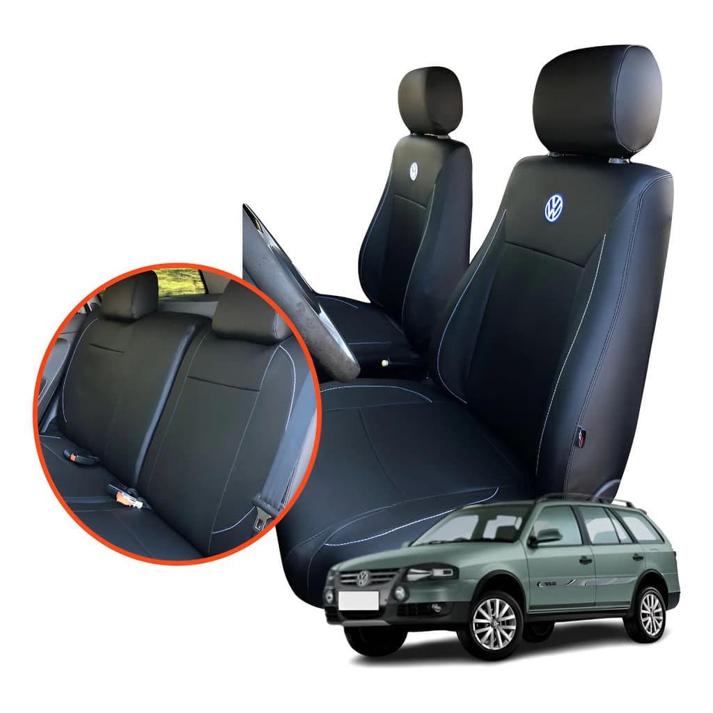 Capa Banco Couro Carro Vw Parati Track Field Surf Específico