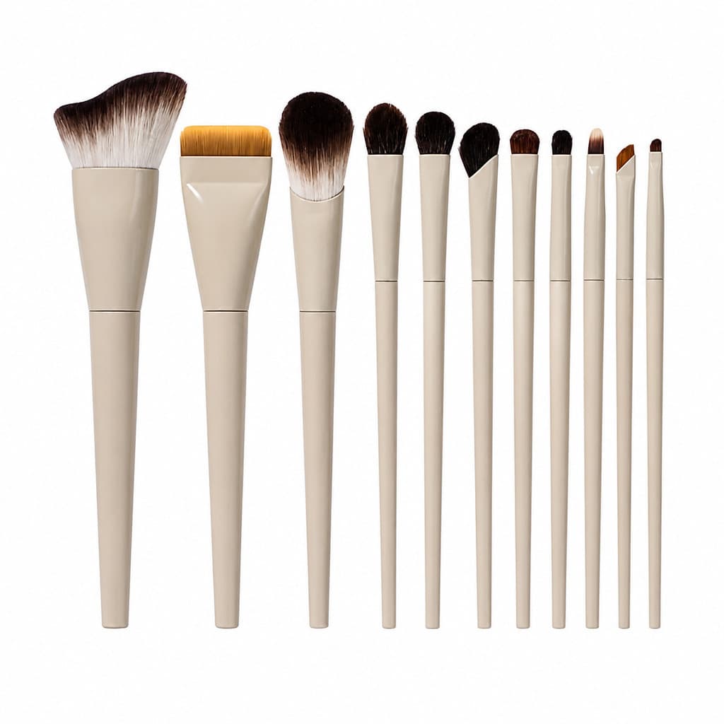 Conjunto De Pincéis De Maquiagem De Porcelana Nuvem Sombra Para Os Olhos , Blush Em Pó , facial , O Nariz , Corretivo ,