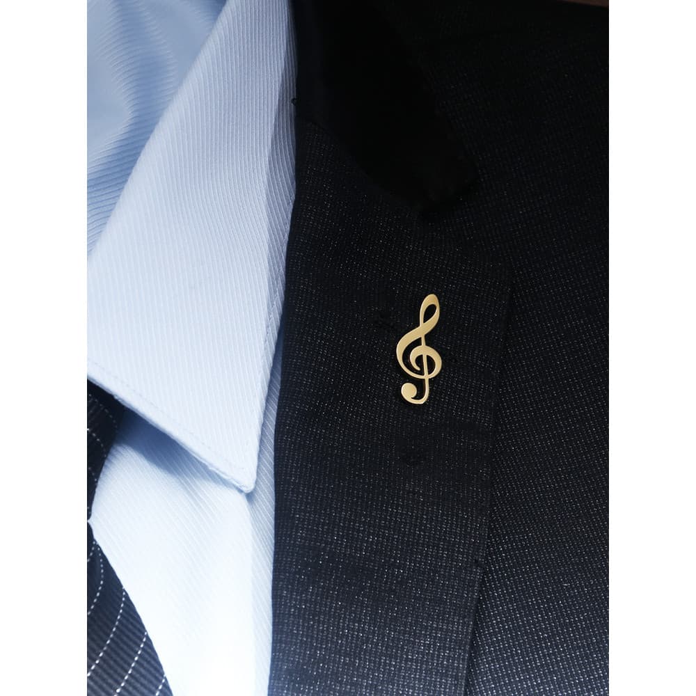 Nota broche nota moda europeu americano simples broche crachá chapéu acessórios requintados tiro de rua