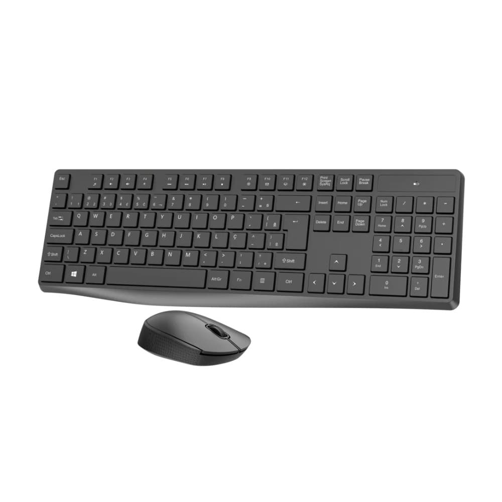 Combo Teclado E Mouse Sem Fio Viper Pro Vo203 Creative Preto [F133]