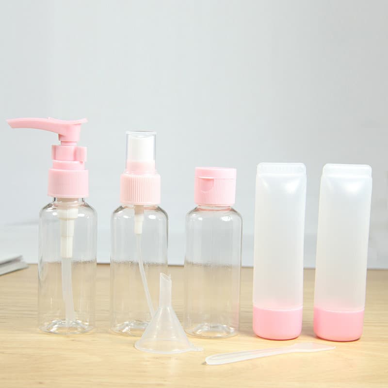 Garrafas Separadas De Cosméticos Tipo Prensa Garrafa De Plástico Portátil Para Viagem toner De Base Líquida E Frasco De