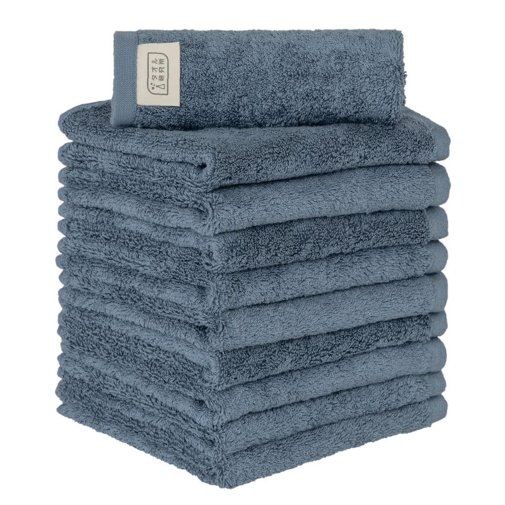 Towel Kenkyusho #003 Toalha de Mao 34x35cm Kit 10 Pecas Algodao 100% 480GSM Japao