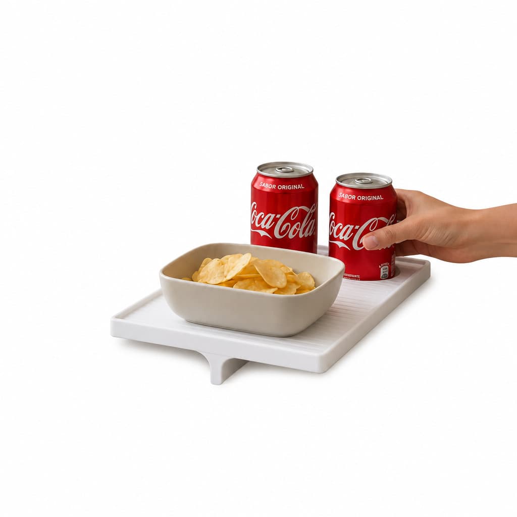Suporte para Sofá com Porta-Copos - Organizador para Braço do Sofá,  Porta Bebidas e Petiscos