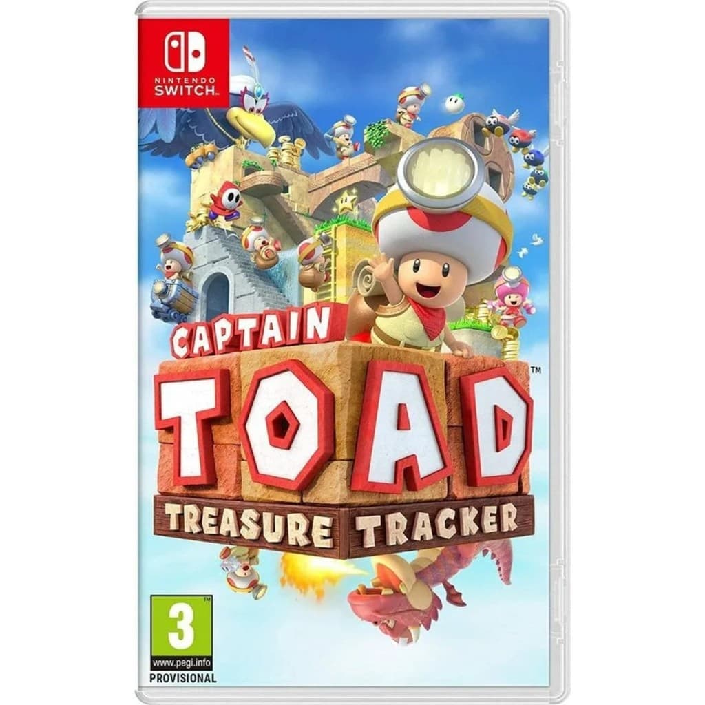 Captain Toad Treasure Tracker - Switch | Versão Física Oficial Nintendo | Modo 2 Jogadores Co-op | Novo na Caixa