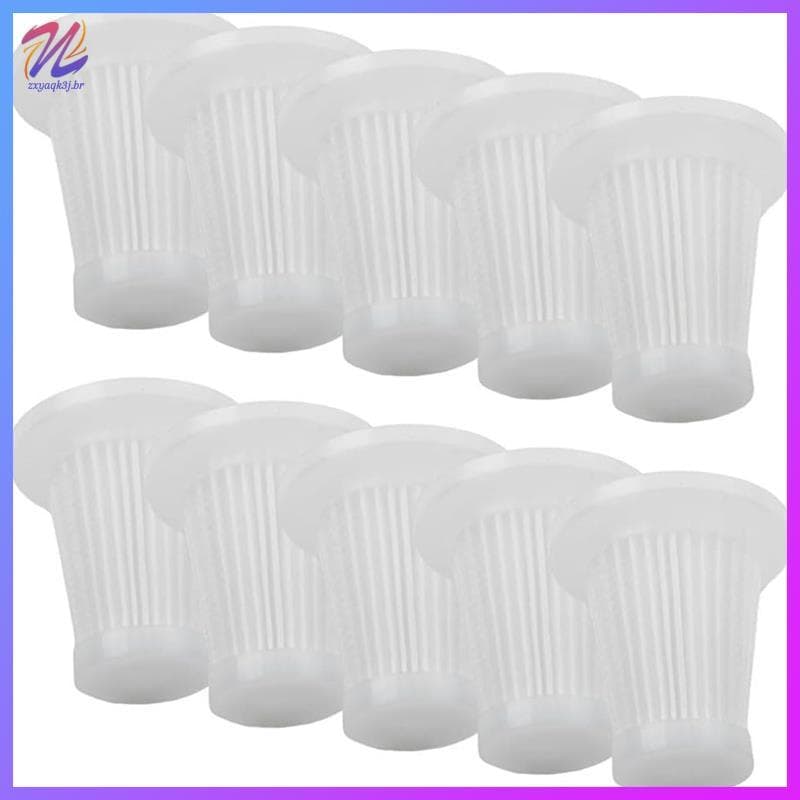 Para Filtros De Substituição De Aspirador De Pó De Carro 10pcs-Filtro De Poeira Lavável E Reutilizável Acessórios