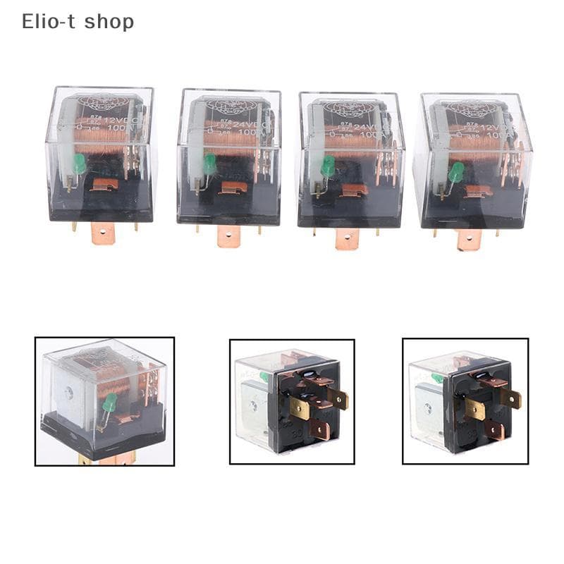 Relé Automotivo À Prova D'água Elio-t 12v/24v 100a 4 Pinos/5 Relés De Carro De Controle spdt COD
