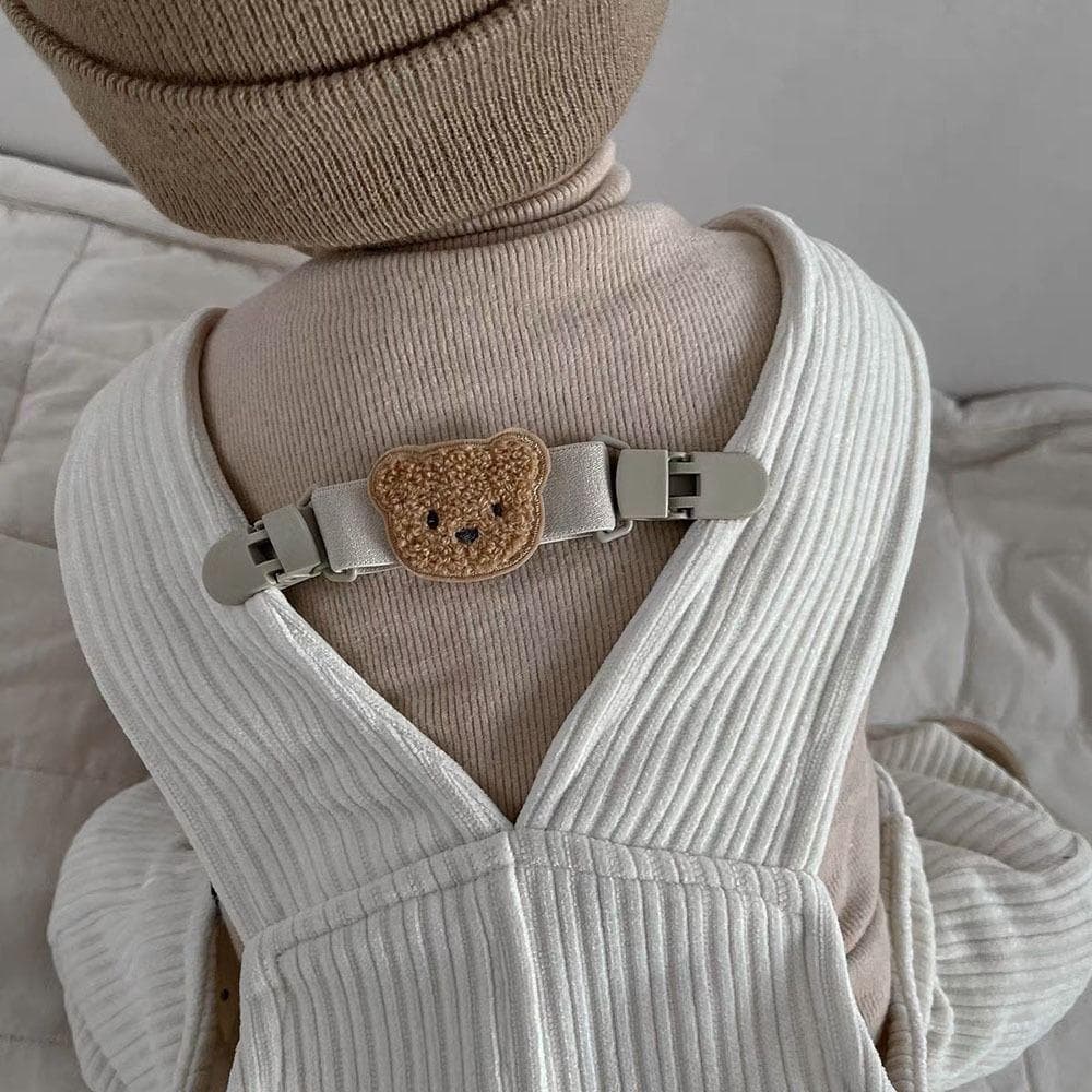ZHDYEB Suspensórios Clipe Moda Para Bebê Antiderrapante Elástico Acessórios De Roupas Crianças Calças Cinta