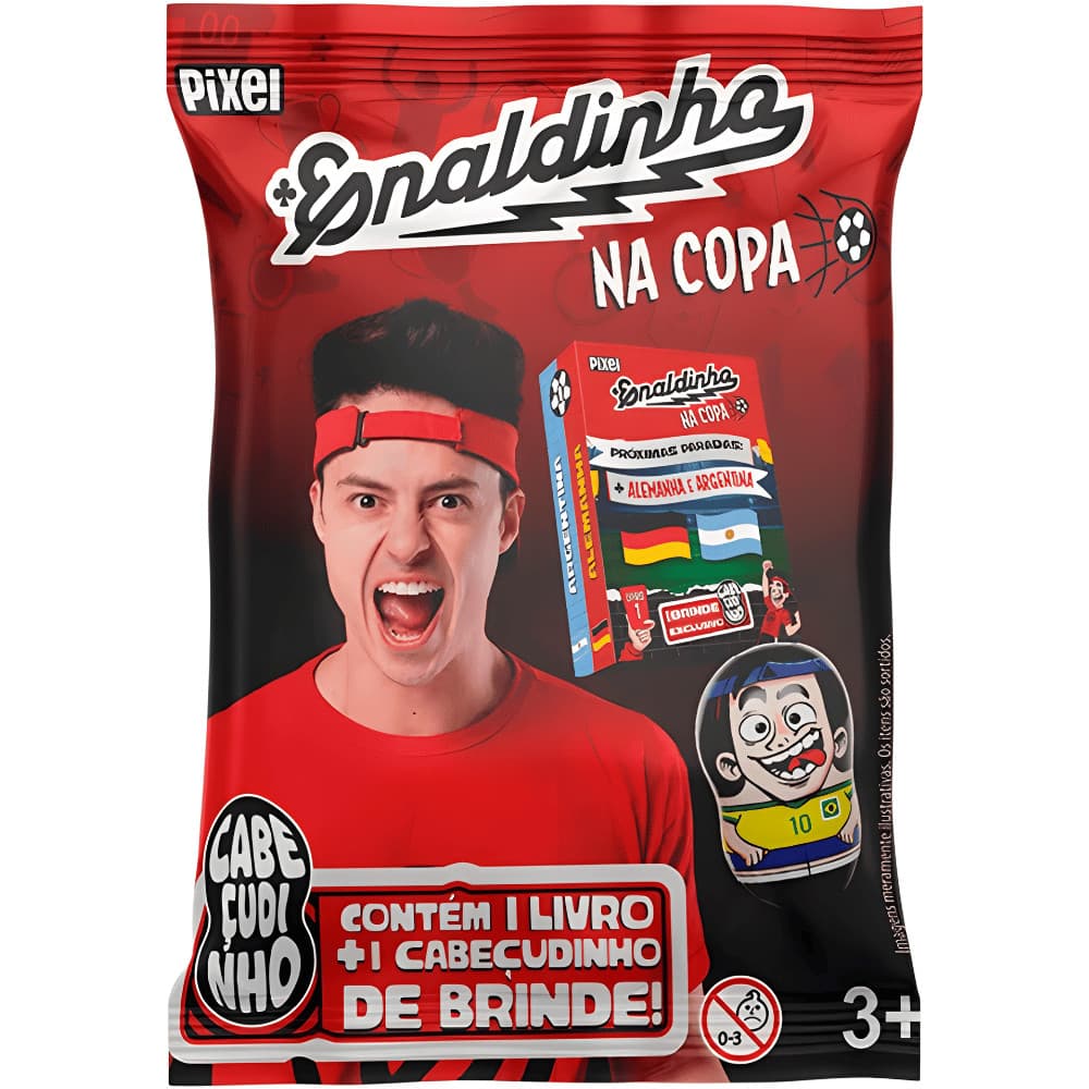 Coleção Enaldinho na Copa c/ Cabeçudinho - Pixel