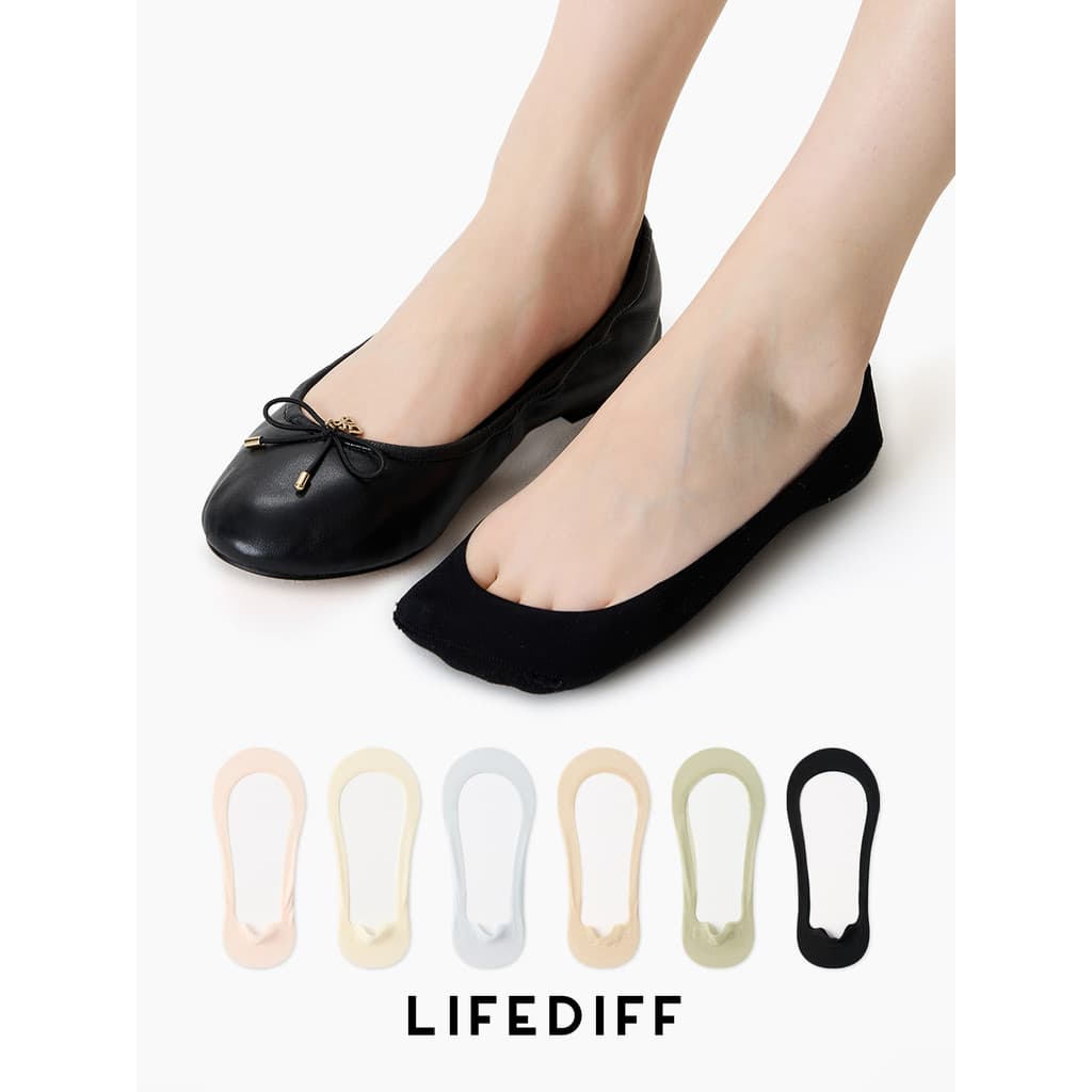 Lifediff fino antiderrapante meias de salto antiderrapante meias invisíveis femininas verão Ped meias pretas com bombas