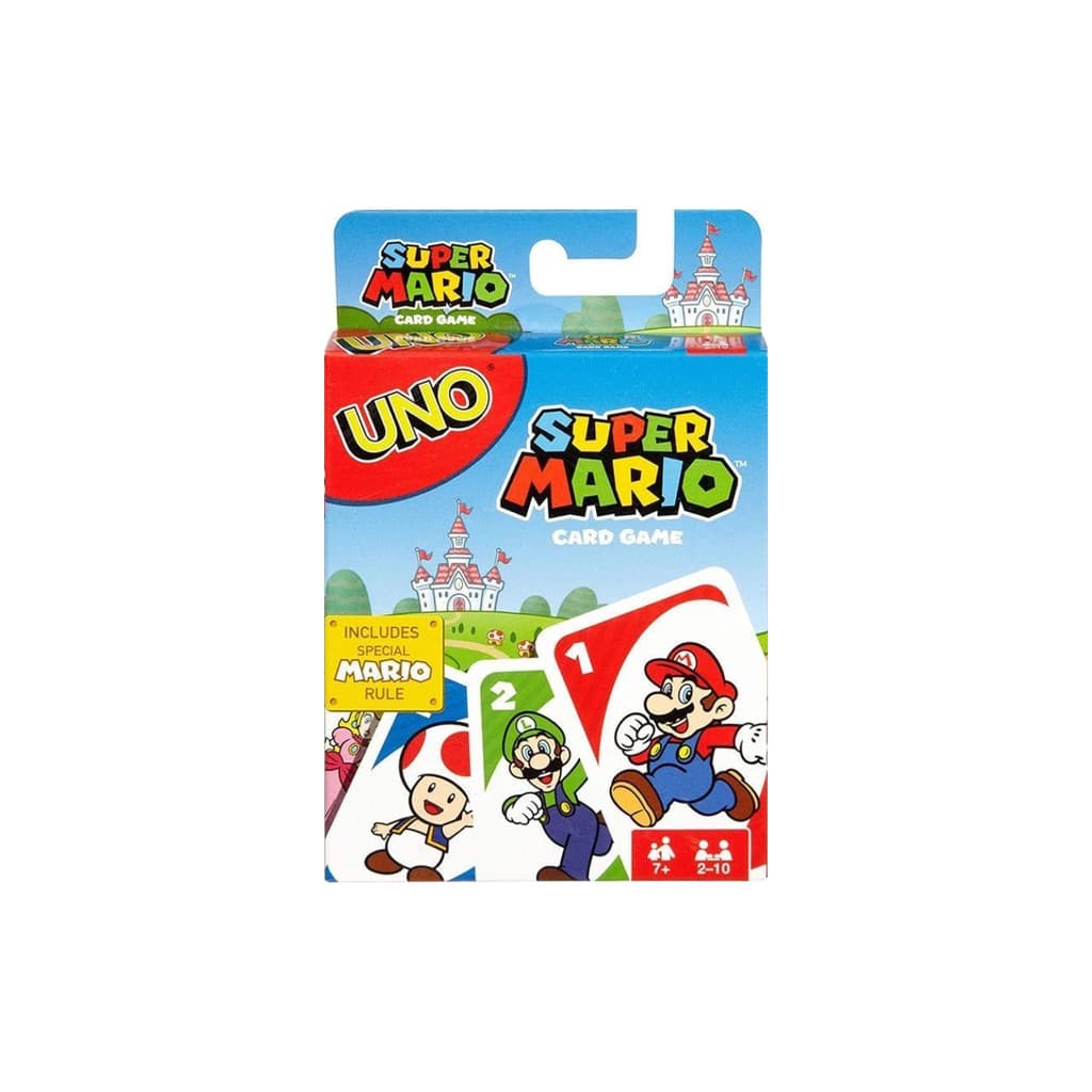 Jogo Cartas Uno Super Mario Presente Perfeito Criança Adulto