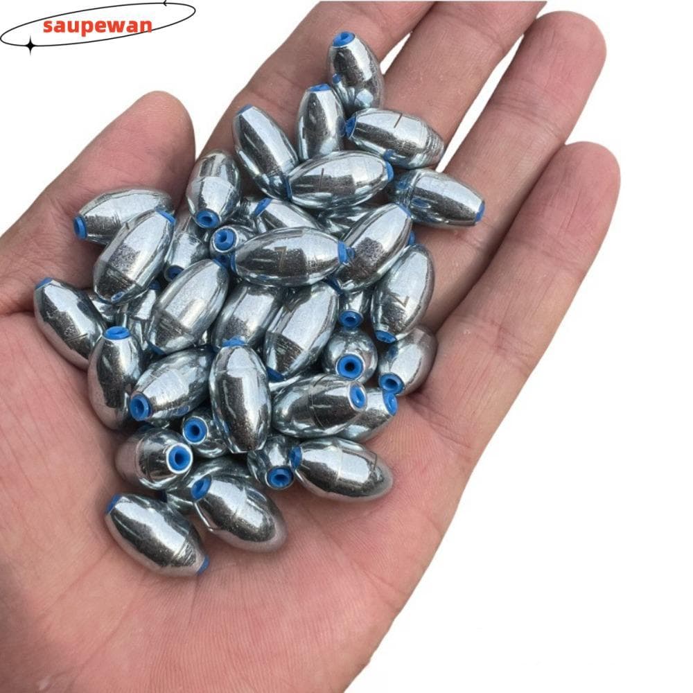 SAUPEWAN 20 Peças Chumbadas De Pesca , material De Liga De Aço Carbono 3g/4g/5g/6g/7g/8g/9g/10g Chumbada De Peso