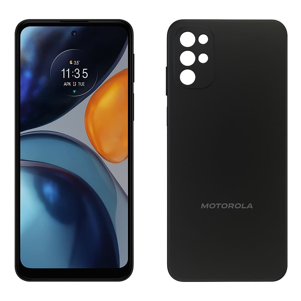 Kit Moto G22 pelicula de Privacidade 9d + Capa Case Silicone Aveludada