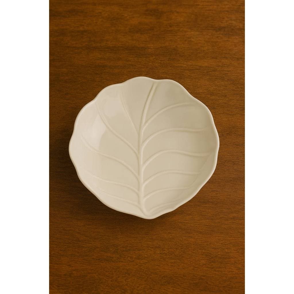 TIGELA  FOLHA GRANDE FUNDA 34cm de DIAMETRO - CERAMICA SCALLA