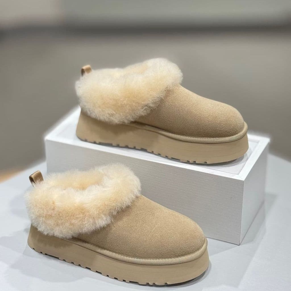 Novas botas de neve femininas de inverno 2025, adequadas para a região nordeste da China, com forro de ultra-lã q NHHF