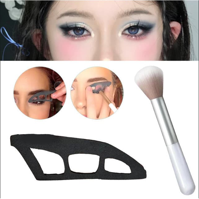 Ferramenta Rápida Profissional Do Estêncil Da Sombra Olho Para Iniciantes , Maquiagem Dos Olhos Esfumaçados , Modelos Mo
