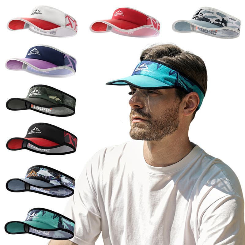 Boné de Beisebol Masculino em Malha Respirável e Elástica, Leve, Adequado para Tênis, Golfe, Corrida e Proteção da Cabeç