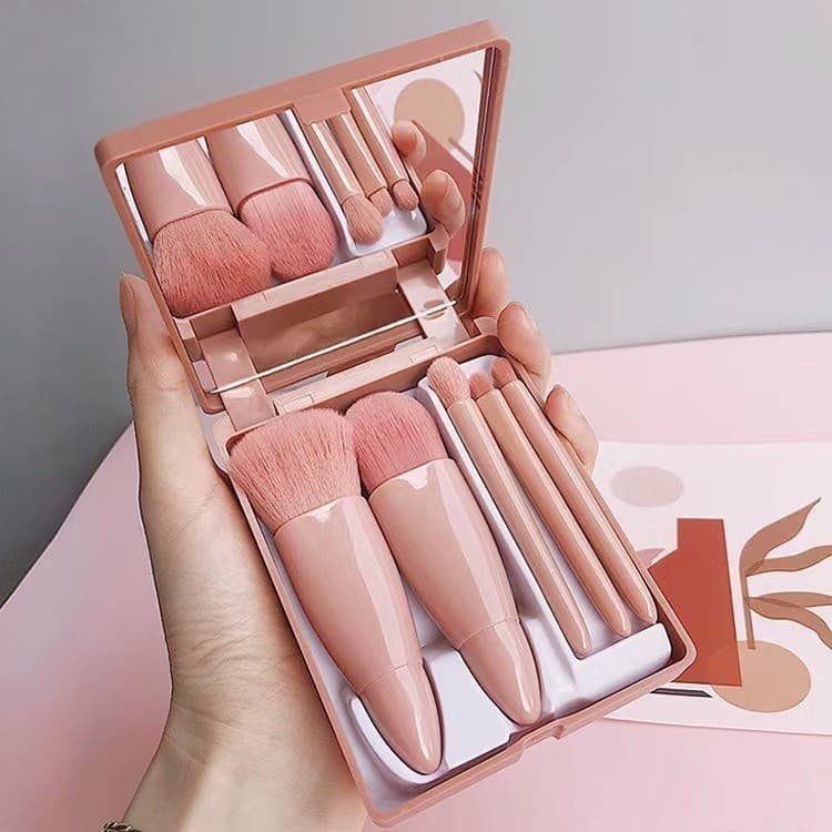 DAGUAN Kit 5  de pincéis Para maquiagem Com espelho super sofisticado