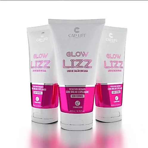 GLOW LIZZ (LISO DE SALÃO EM CASA - BRILHO ESPELHADO) CAP LIFE