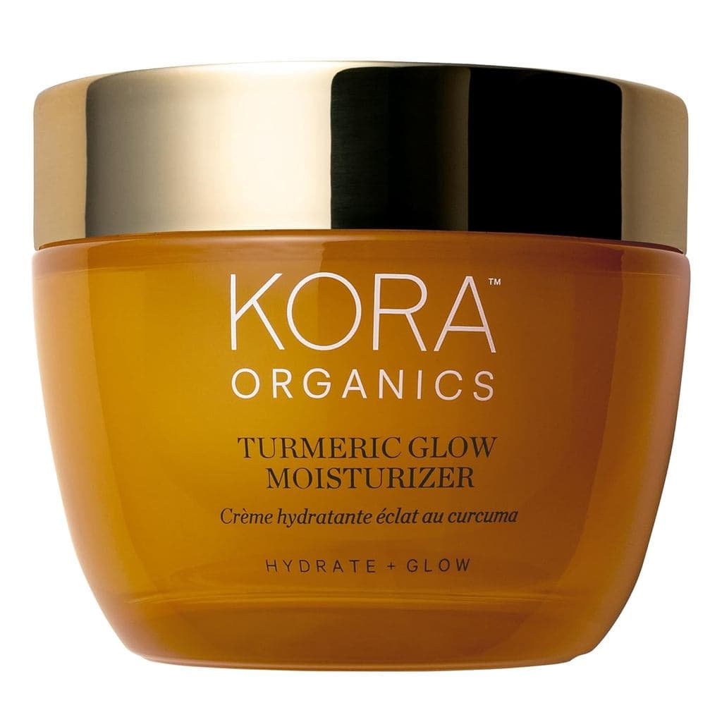 Hidratante Facial KORA Organics Turmeric Glow, Creme Hidratante para Suavizar e Preencher a Pele, Para Pele Oleosa e Mis