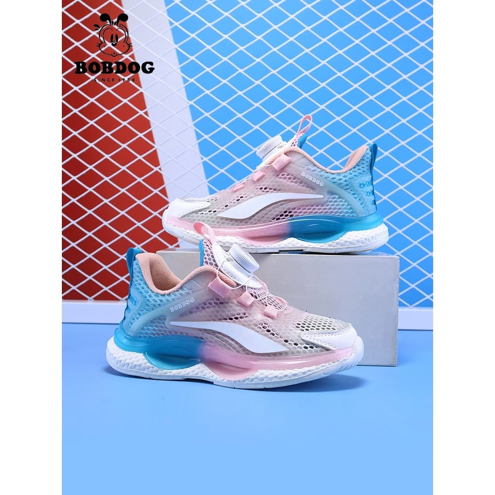 Bobo sapatos infantis para meninas verão novo estilo na moda malha oca única malha sapatos meninos respirável sapatos es