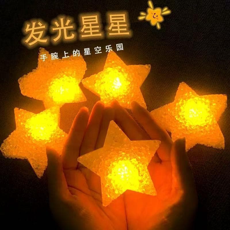 Estrela portátil luz palco coro desempenho segurando girassol adereços luminosos decoração de dança infantil estrela de