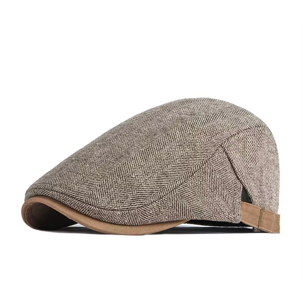Chapéu masculino feminino outono inverno boina masculino britânico Retro arte Casual All-Match frente chapéu versão core