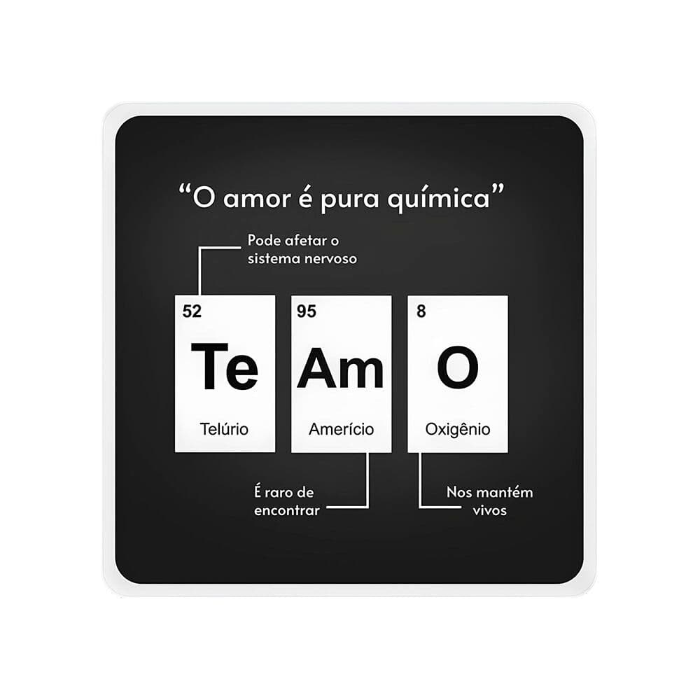 Luminária Slim Box Química do Amor Presente Namorados