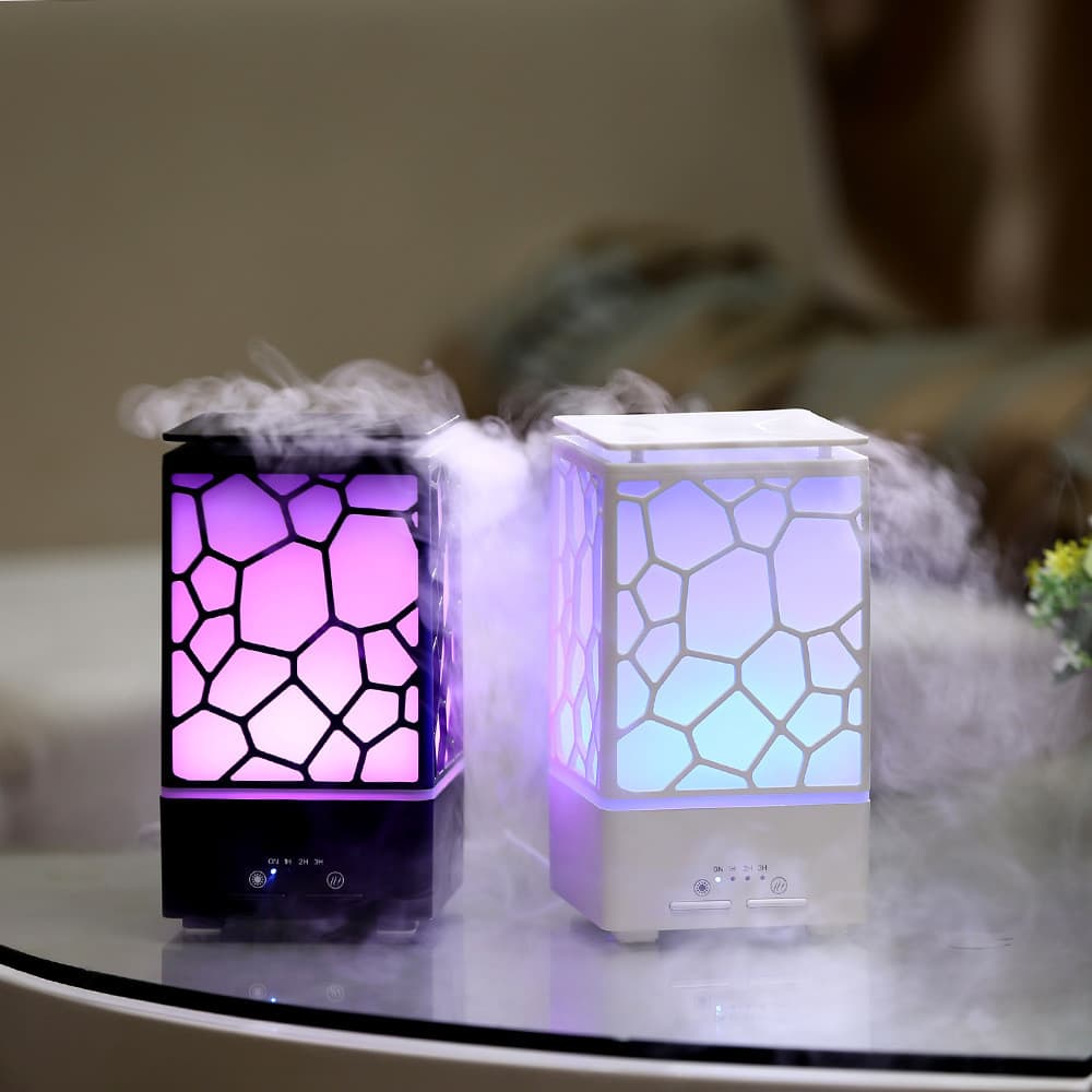 Cubo de água aroma difusor atomização umidificador casa quarto cabeceira ultra-sônico aroma difusor óleo essencial Mini