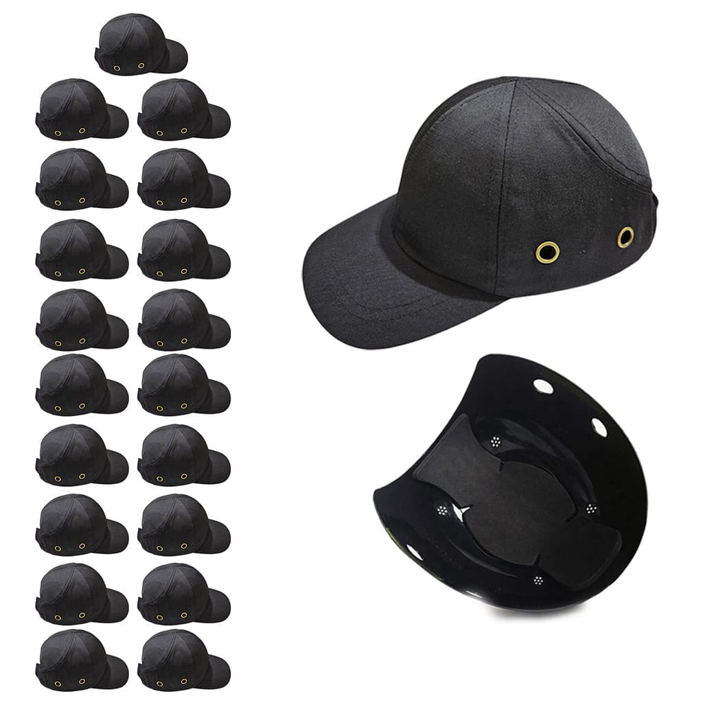 Bone com Capacete EPI Kit 19 Uni Obra Segurança do Trabalho Casquete Reparo Conserto Oficina Resistente