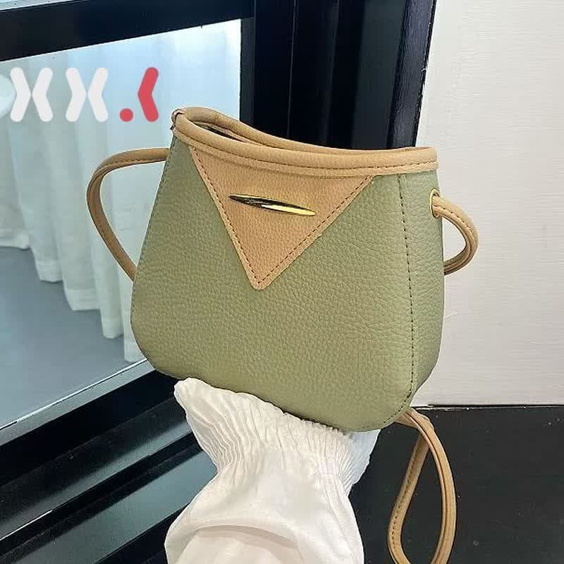 XXK moda feminina bolsa novo estilo simples pequena bolsa de ombro All-Match bolsa mensageiro de ombro High-End leve bal