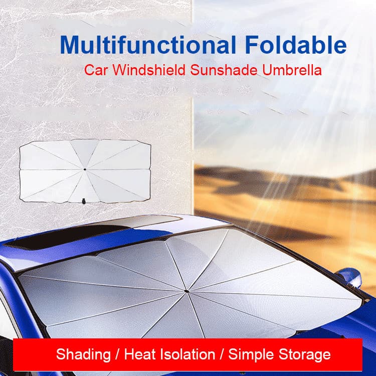 【Fácil de Usar】[Fácil de Instalar]【Bloqueio de Raios UV】Cortina Retrátil/Sombrinha para Carro/Proteção Solar Automotiva