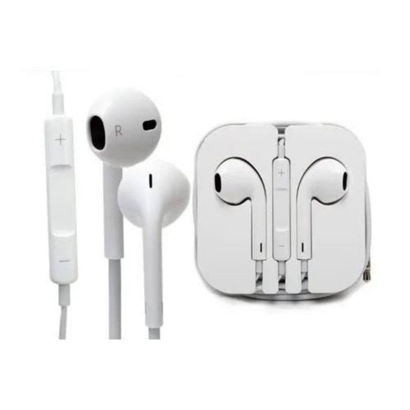 Fone com Microfone e Volume P2 3.5mm – Para Celular e Notebook | Som Limpo | Branco