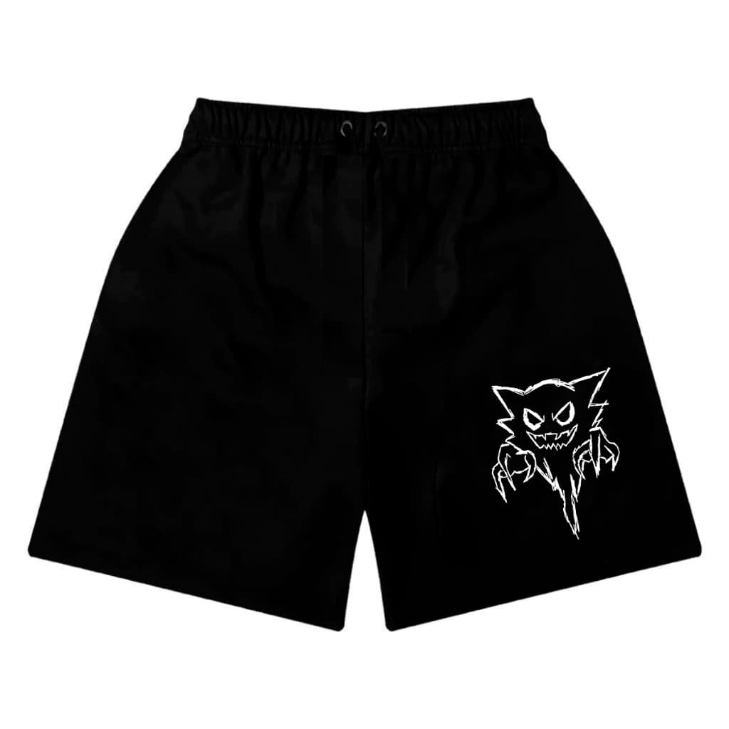 Short Bermuda de Moletom Haunter Gengar Pokemon Anime Streetwear