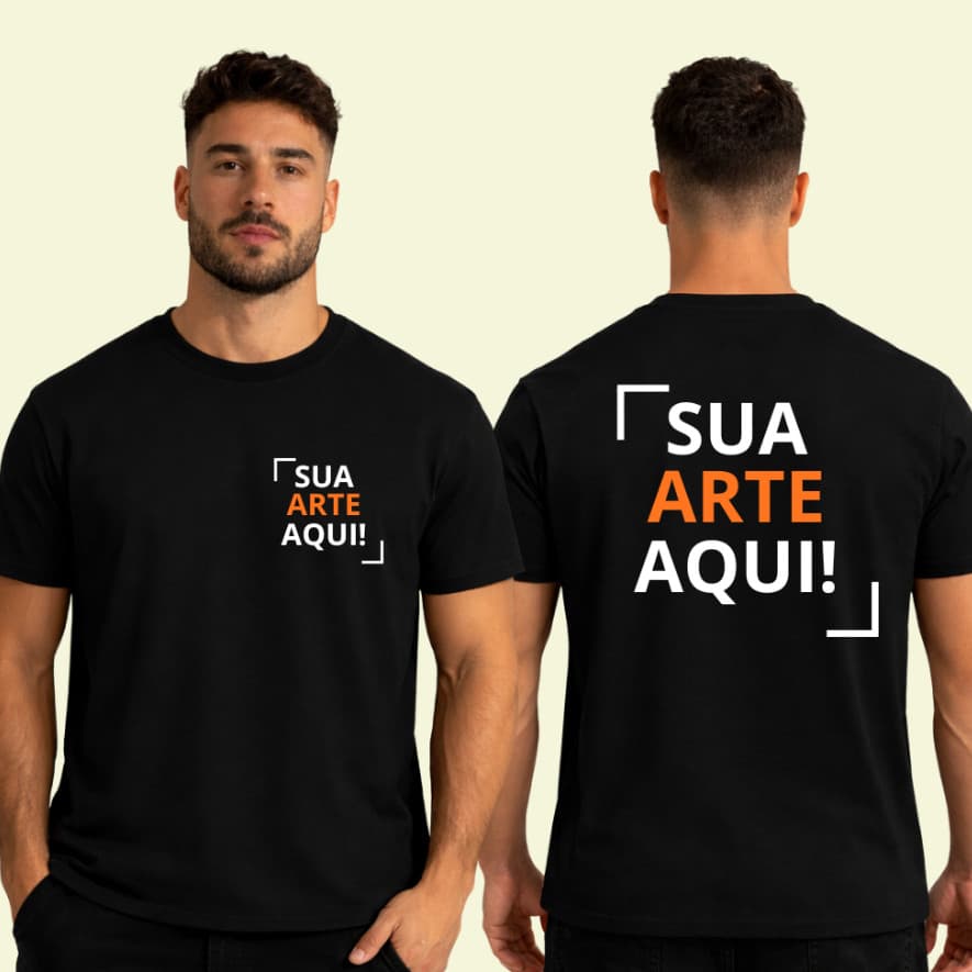 Camiseta Personalizada Uniforme Logomarca Empresa Camisa Unissex 100% Algodão