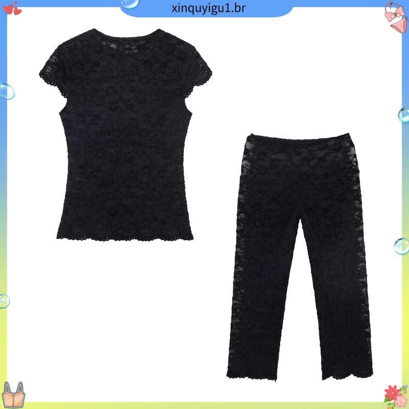 Novas Mulheres E # 39 ; s leggings De Renda Estilo Europeu Americano fa 1165154