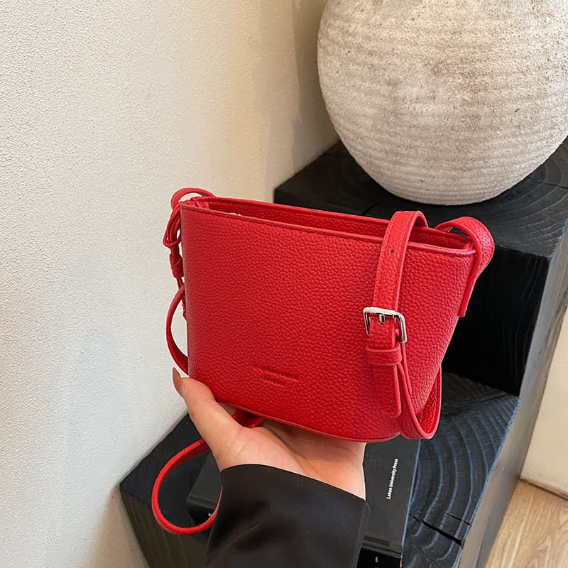 Bolsa pequena feminina, nova coleção primavera-verão 2026, bolsa de ombro elegante e versátil, bolsa transversal estil