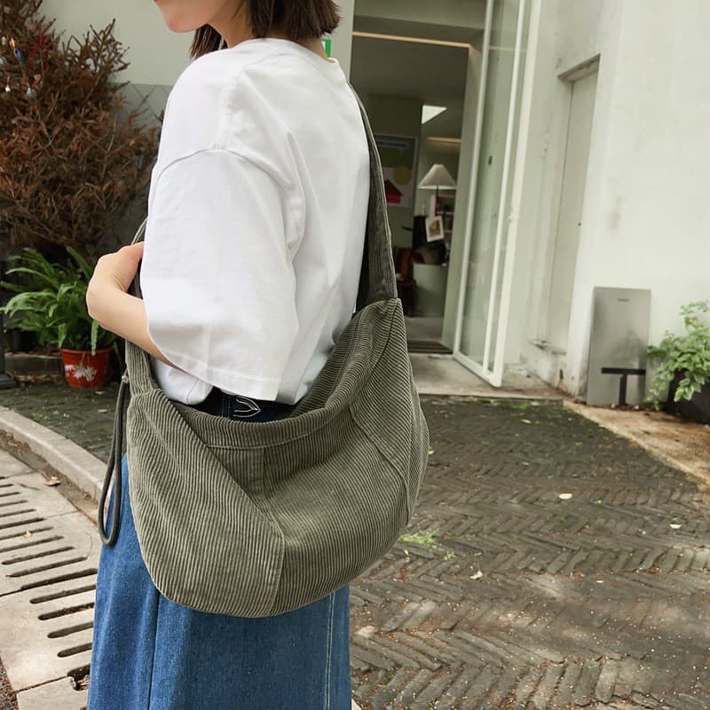 Bolsa feminina de grande capacidade, novo estilo primavera-verão, bolsa de ombro vintage versátil, bolsa transversal lev