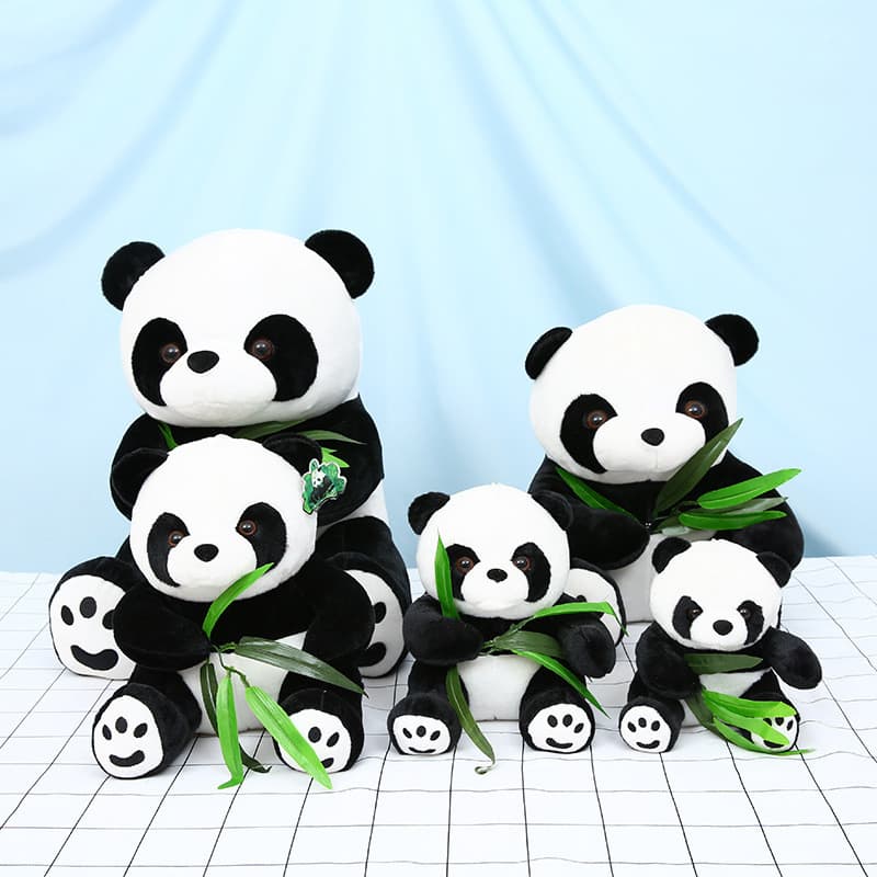 Simulação Bambu Panda Boneca de Pelúcia Panda Boneca de Pelúcia
