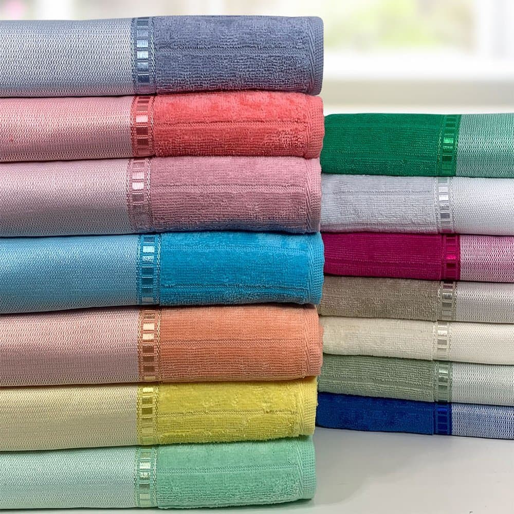 Toalha de Rosto 45 x 75cm Aveludada Ideal para Estampa Sublimática 380g/m² - Athelier para Sublimação