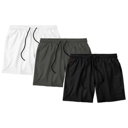 Bermuda Shorts Mauricinho Masculino Tactel de Academia Treino Passeio Viagem