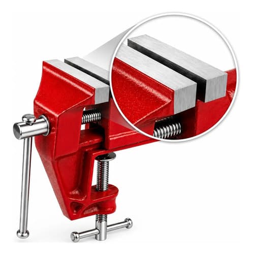 Mini Torno Morsa De Bancada Base Fixa 60mm Mini Morsa Profissional Morsa Pequena Torno Para pequenas peças