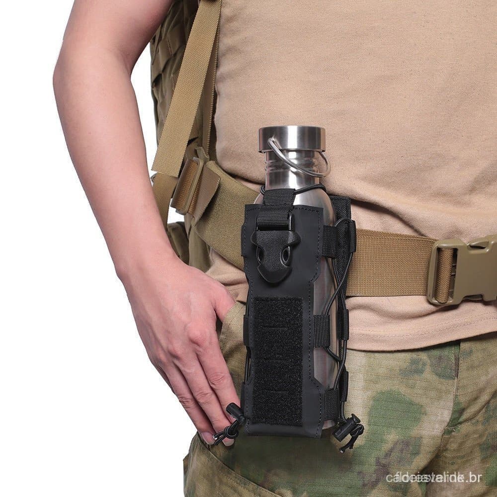 LUC 1000D Bolsa Para Garrafas De Água Em Nylon Acampamento Ao Ar Livre Caminhada Cinto Molle Camo EDC Porta-Caldeiras De