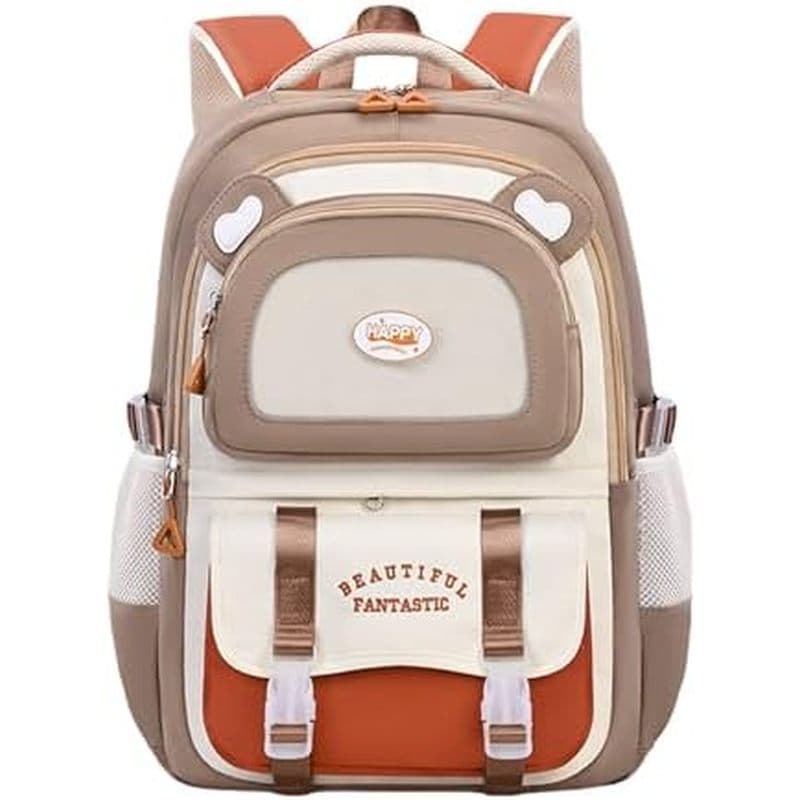 Mochila Estética Fofa Para Meninas , Bolsa Livros De Estudantes Do Ensino Médio Crianças , Adolescentes , Grande Escolar