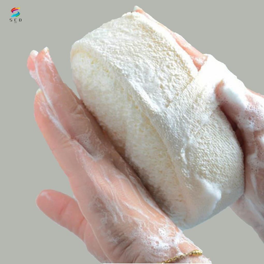 Bolas De Banho De Esponja De Bucha Natural Para Homens E Mulheres