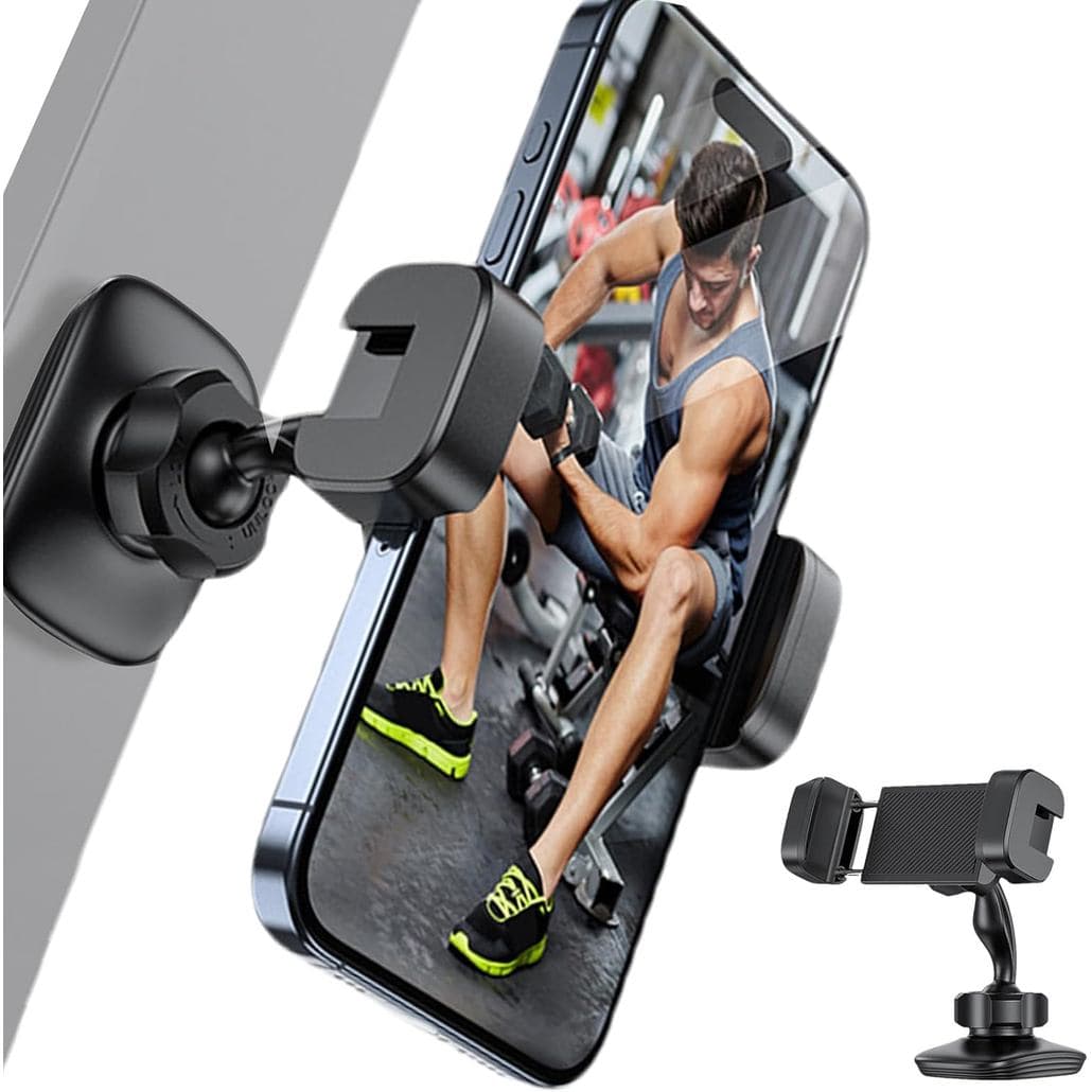 SuportePortátilParaTelefoneGenerisch-CompatívelComTelefone-SuporteMagnéticoDeMetal | Suporte de Celular para Academia, S