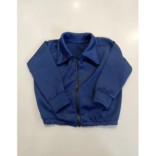 Casaco Bebê Tamanho 2 Peluciado De Zíper Roupa Inverno Azul 2